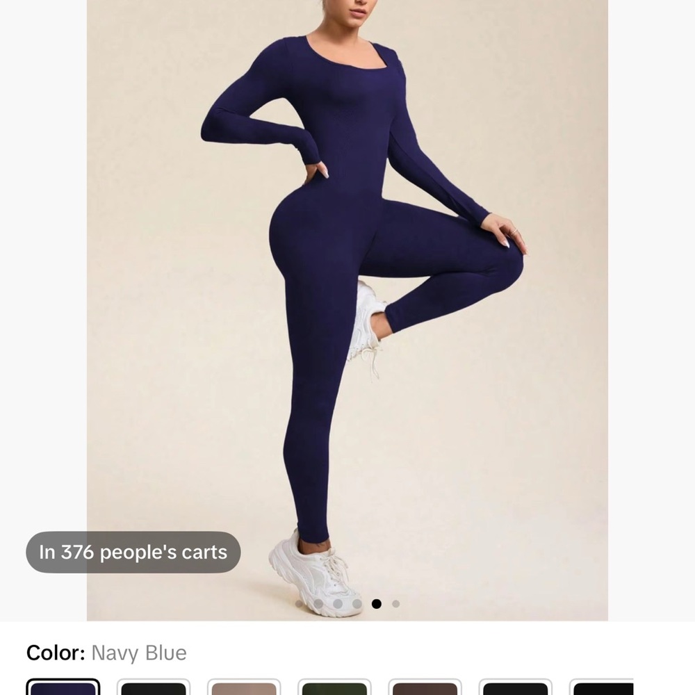Navy Blue Women's Jumpsuit